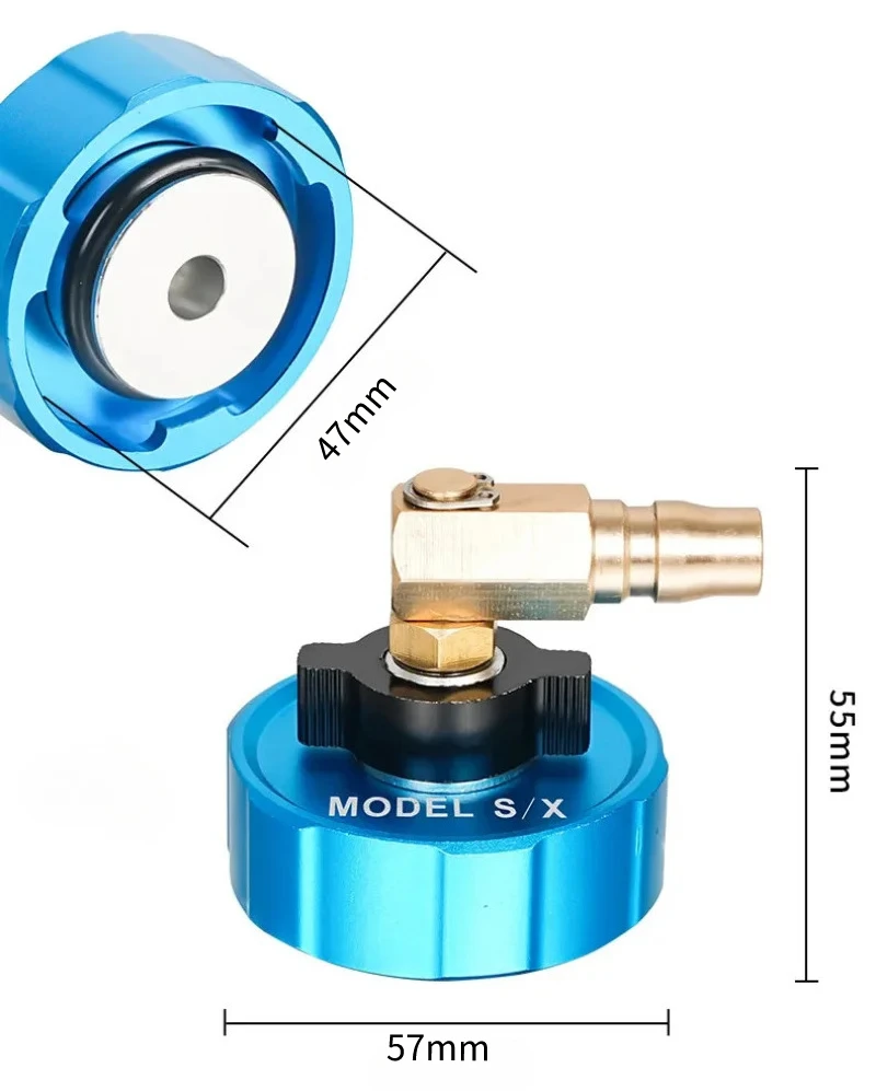 Precision Docking Brake Oil Refueling Connector Adapter Suitable for Tesla Model 3/Y/S/X Brake Fluid Changer Special Tool