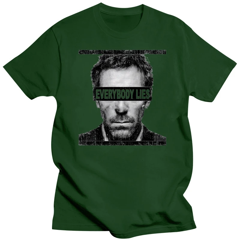 Everybody lies dr house t shirt cult fun Dr. series size s m l xl xxl