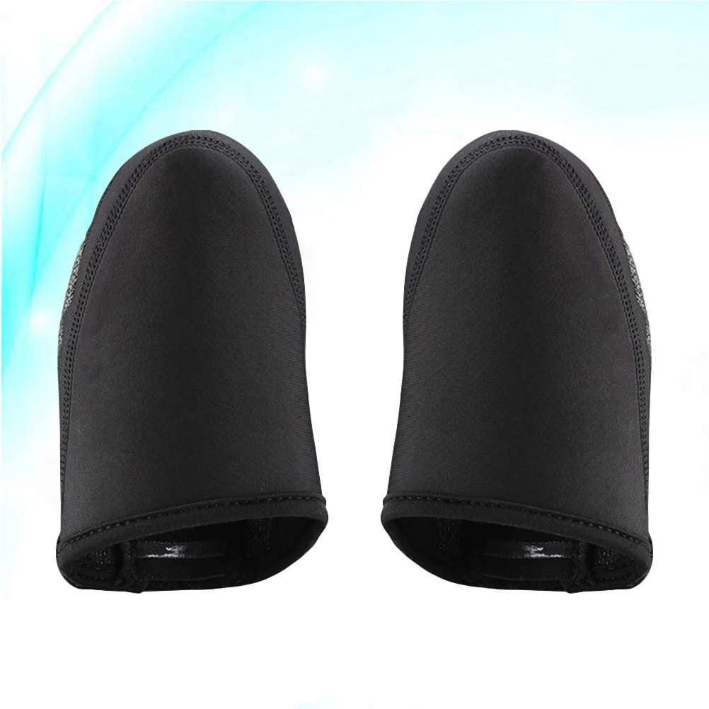 1 Paar winddichte, warme Fahrradüberschuhe, schwarz, Größe S M, halbe Überschuhe, wasserdicht, rutschfest, Schuhüberzug