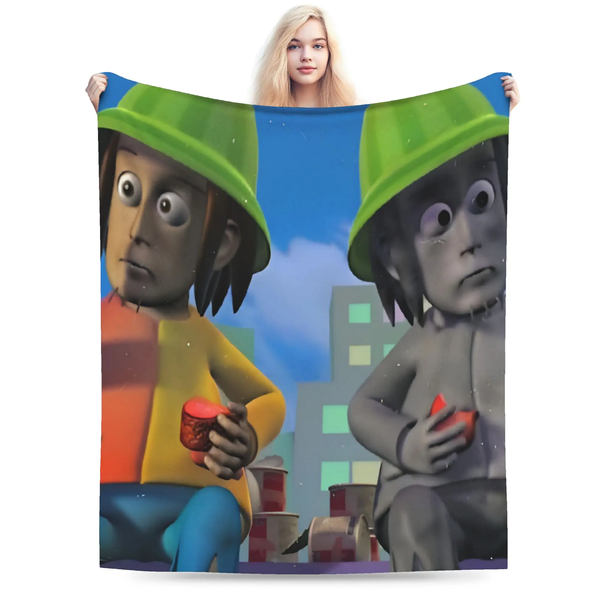 Mr.Stain on Junk Alley Merch Blanket Ultra-Soft Coral Fleece Plush  Throw Blanket Comfortable Plush Thin Quilt