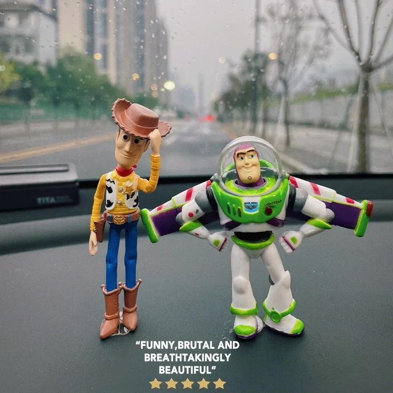 

Toy Story Buzz Lightyear Car Decor Figure Small Healing Series Ornament Cute Cartoon Doll Car Accessories Car Interior Woody