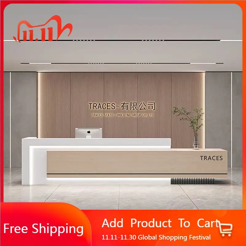 

Minimalist Aesthetic Reception Desks Unique Design Company Best Simple Desks Modern Shop Beauty Scrivania Commercial Furniture