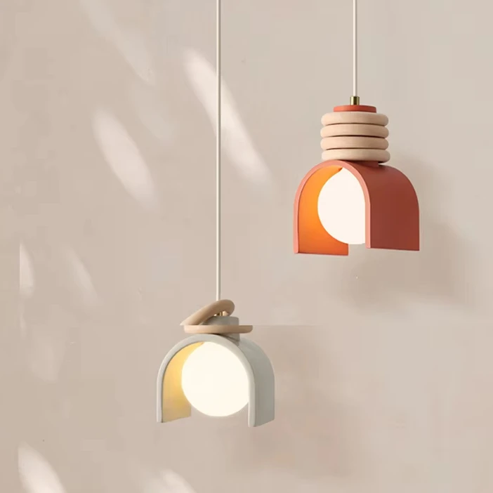 

Modern Fashion Creative Bedroom Foyer Dining Room Lighting Fixtures Resin LED Decor Home Atmosphere Pendant Lamp