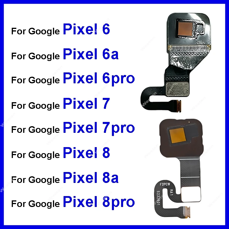 Under Fingerprint Touch Sensor Flex Cable For Google Pixel 6 7 8 pro 6a 7a 8a Phone Fingerprint unlock function Flex Cable Parts