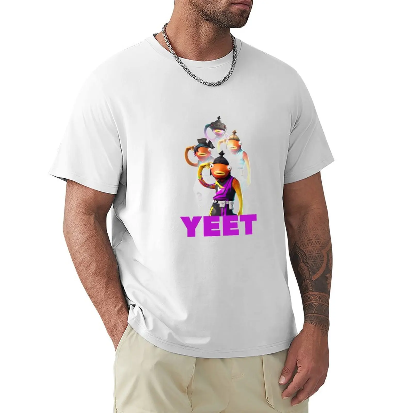 fishstick yeet T-Shirt new edition oversized plain mens t shirt graphic