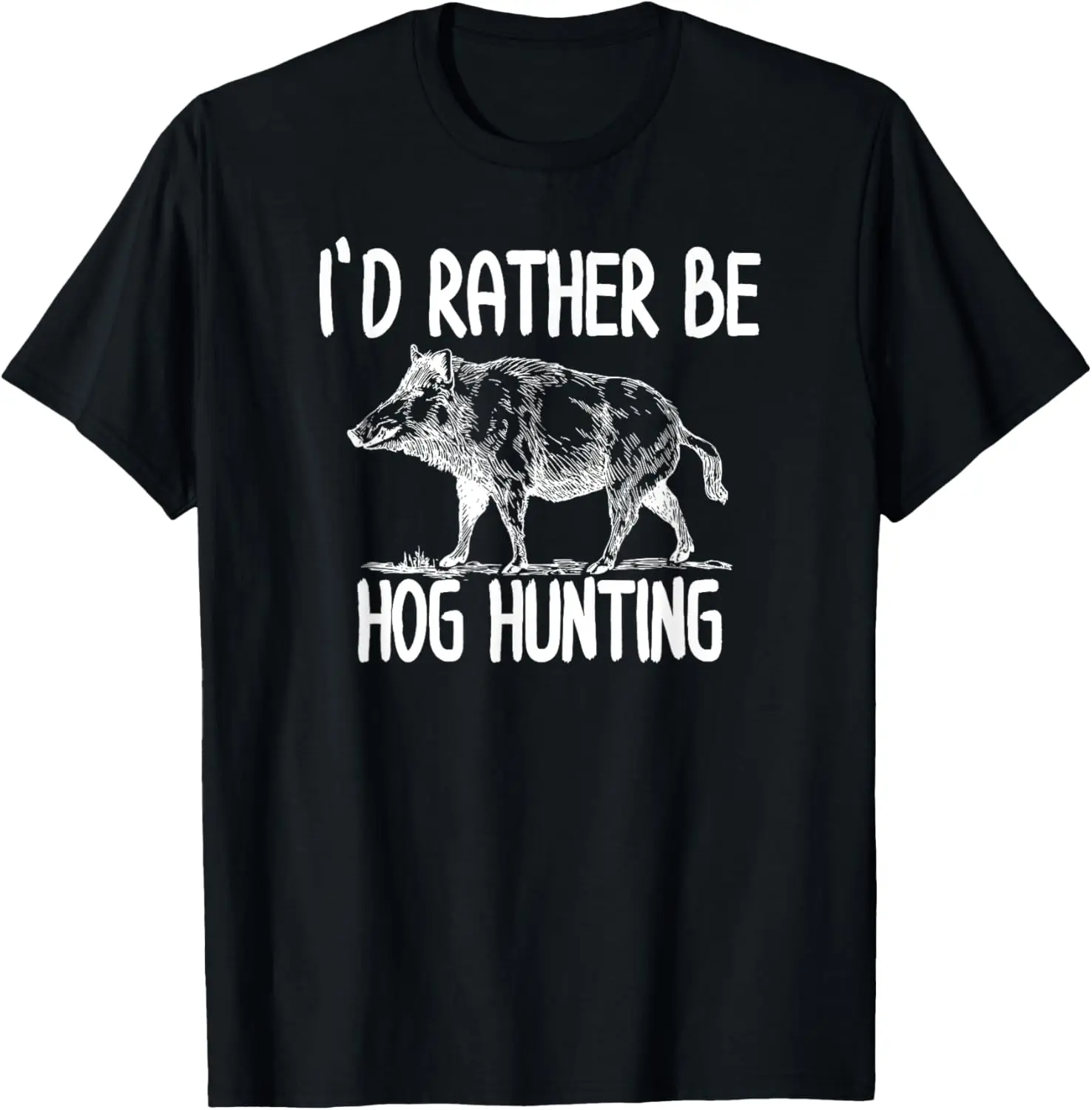 Hog Hunter Boar Hunting T-Shirts Outdoor Funny T-Shirts T-Shirt