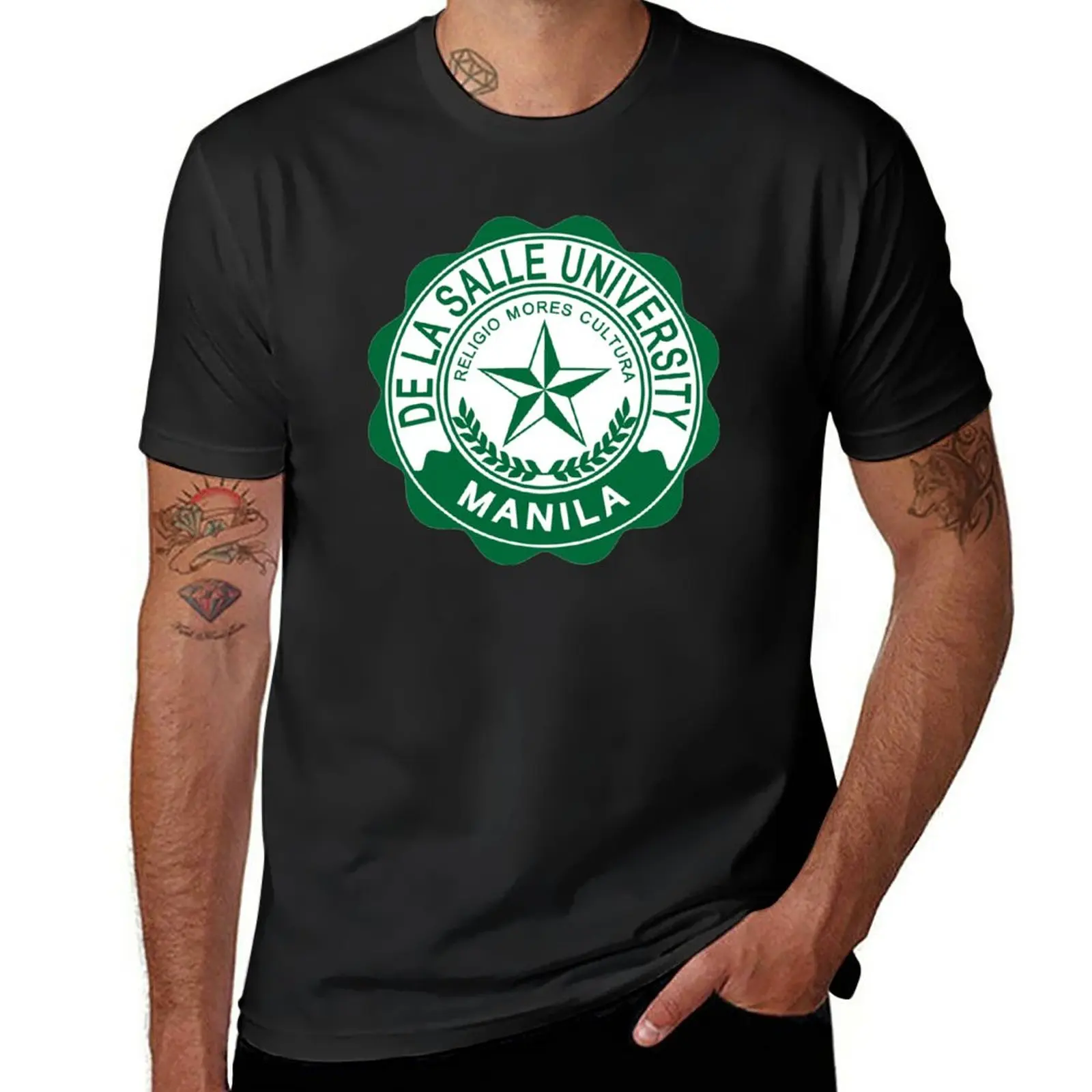 New De La Salle University Manila T-Shirt Short sleeve black t shirts fruit of the loom mens t shirts