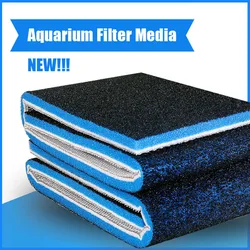 Aquarium Filter Media Bio-Sponge Fish Tank Activated Carbon Filting Cotton Canister Filter Skimmer Koi Pond Aquarium Accessories