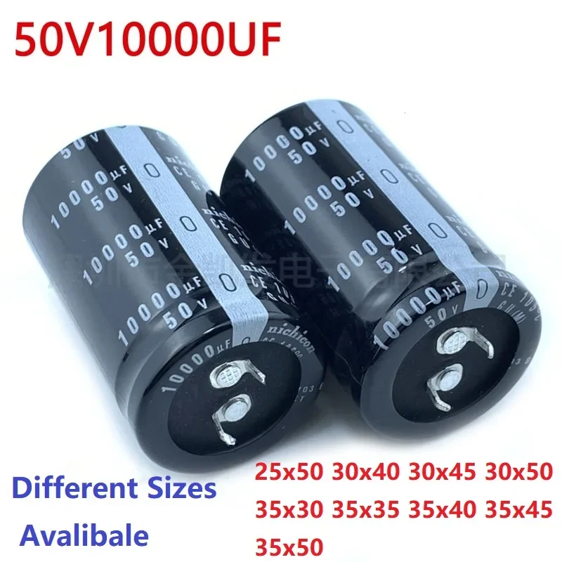 

2Pcs/Lot Japan Nichicon/NCC 50v10000uf 25x50 30x40/45/50 35x30/35/40/45/50 Snap-in Capacitor