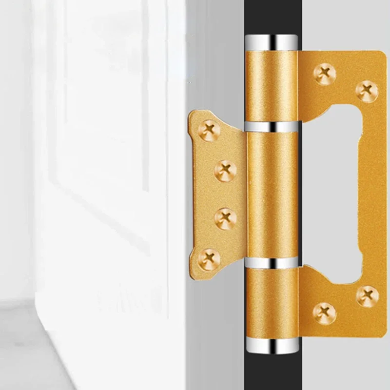 Hydraulic Self Closing Buffer Hidden Wooden Door Closer Automatic Door Closing 1 piece installed Spring Invisible Door Hinge