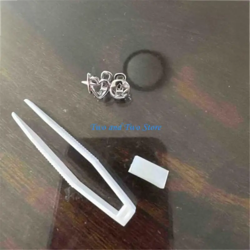 

HX6F Retro Couple Tooth Grills Double Love Hollow Heart Stars Teeth Jewelry Silver Gold