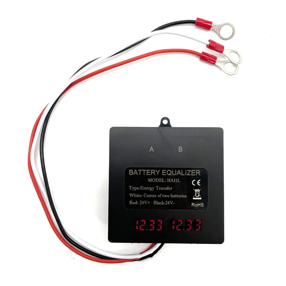 

Vises Bbattery Equalizer Terminal Intelligent Lithium Batteries R For Lead-Acid 24V Digital 2X12V 7 X 7 X 2.7 Cm