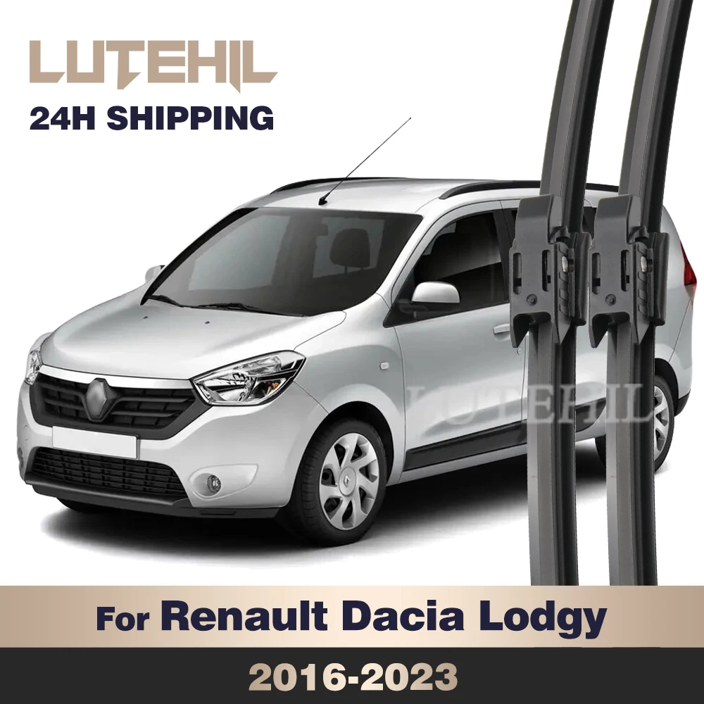 

Стеклоочиститель LUTEHIL для Renault Dacia Lodgy 2016-2023, передние щетки стеклоочистителя, щетка для лобового стекла, 22 "+ 16"