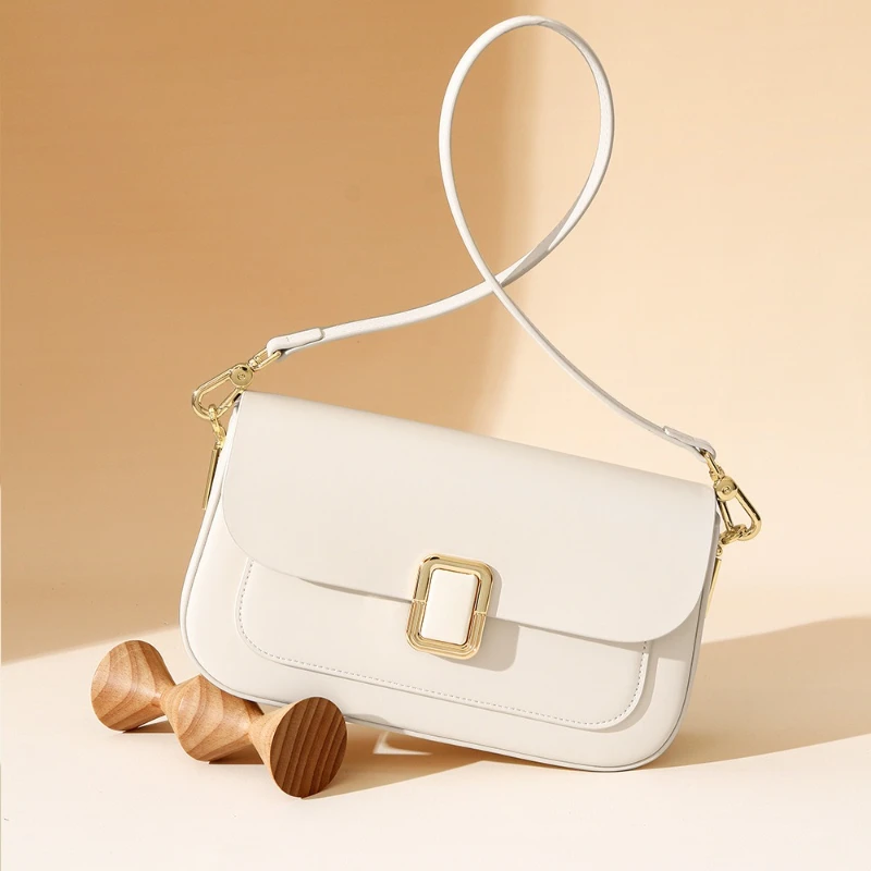 

Original New Ladies Genuine Leather Underarm Bags Women's Small Crossbody Shoulder Bag Commuter Handbags Luxury Phone Purses