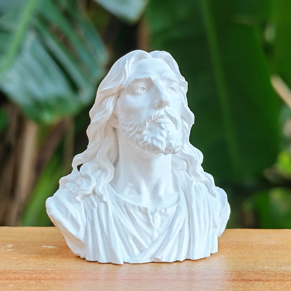 Jesus Figurine Ornament, Artistic Style, Cultural Theme, Suitable for Creative Desktop Decorations, Christmas Gifts, Living Room, Centerpiece Decoration, Men's Gifts, Housewarming Gifts, Party Decorations, Holiday Decorations