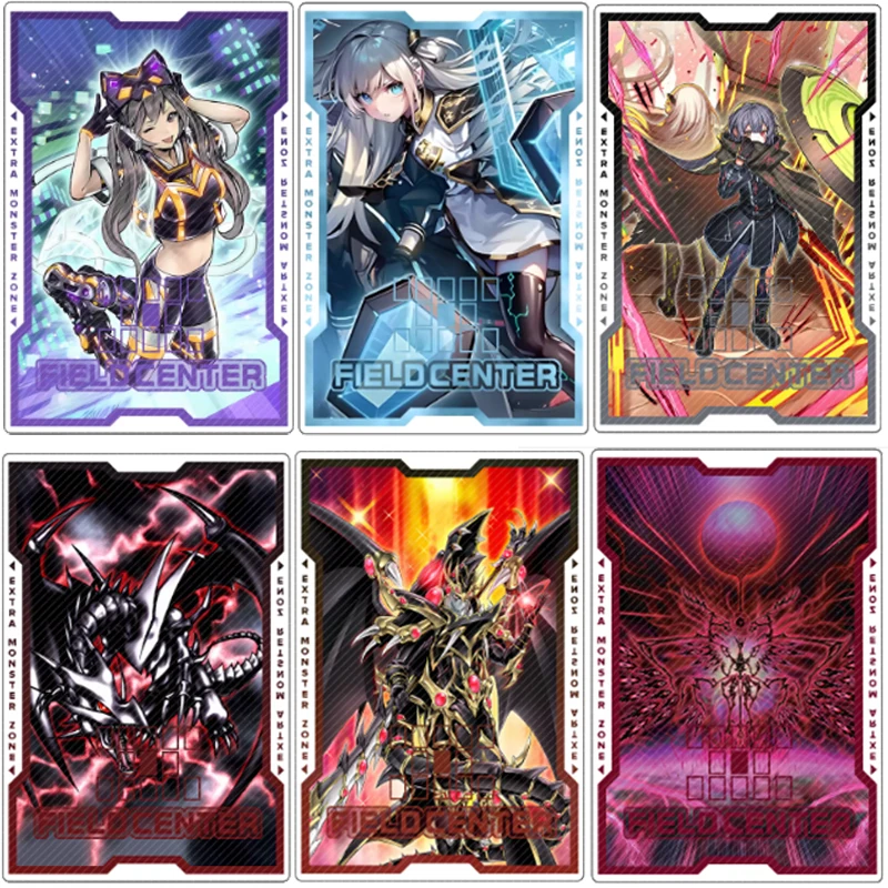 Tarjeta Yugioh, tarjetas centrales de campo, mago oscuro IP Masquerena Centur-Ion Celina Diabellstar, juego de Anime, tarjeta acrílica, regalo de partición