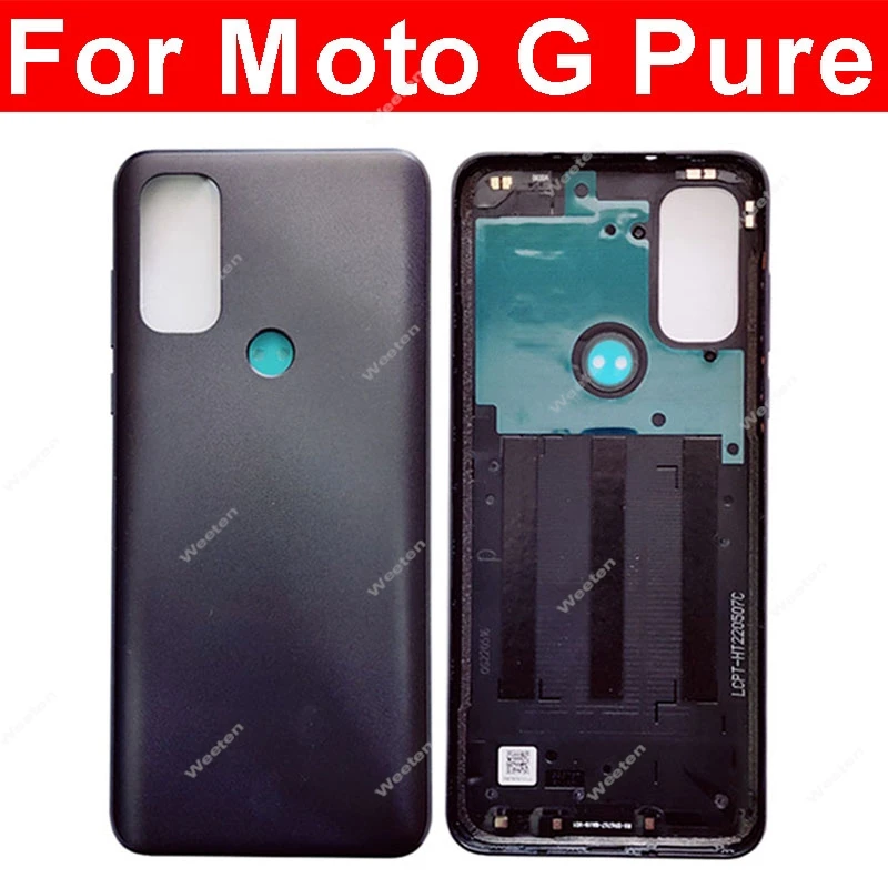 

Battery Cover Rear Door Housing Case For Motorola MOTO G Pure XT-2163-4 Back Battery Housing Case Repair Parts