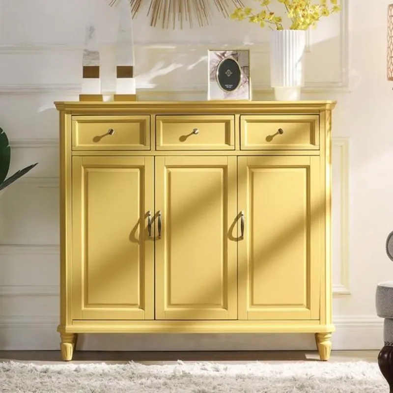 

porch partition cabinet, retro and old storage shoe cabinet in the living room, pastoral simplicity, household shoe cabinet