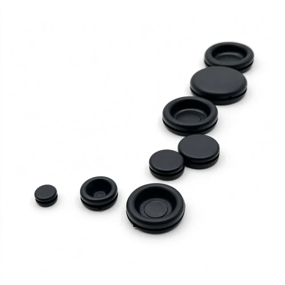 200Pcs Rubber Grommet Assortment Kit Wire Protector Cable Anti Friction Wiring Hole Plug Wiring Blanking Grommet Plumbing Gasket