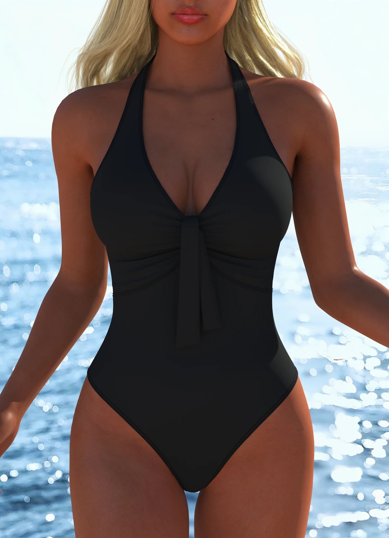 

Women's Swimwear Swimming Suit Beach Outfits Summer Beach Festival Vacation Travel Sexy Luxury Modern One Piece Bodysuits