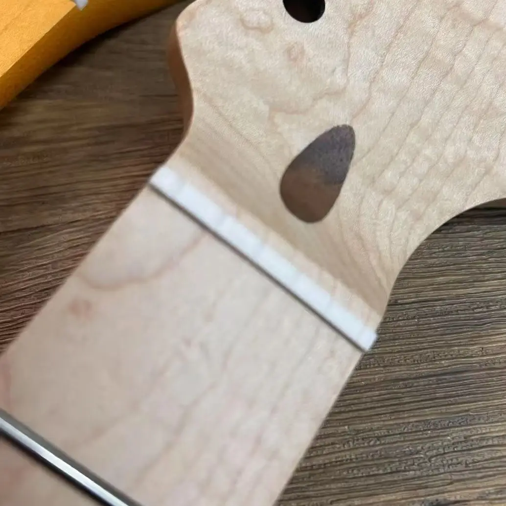 

1957neckVintage ST Guitar Neck - Aged Yellow Matte Finish - Solid Alder Wood - Adjustable Truss Rod - DIY Luthier Project