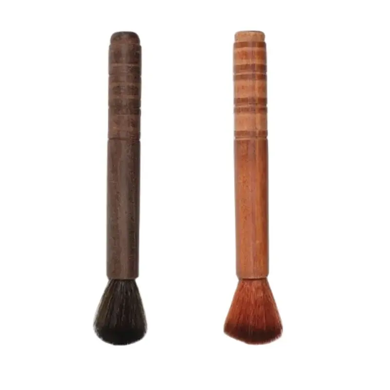 Chinese Style Cleaning Brush with Sandalwood Handle, Tea Accessories, Tea Tool, 1Pc