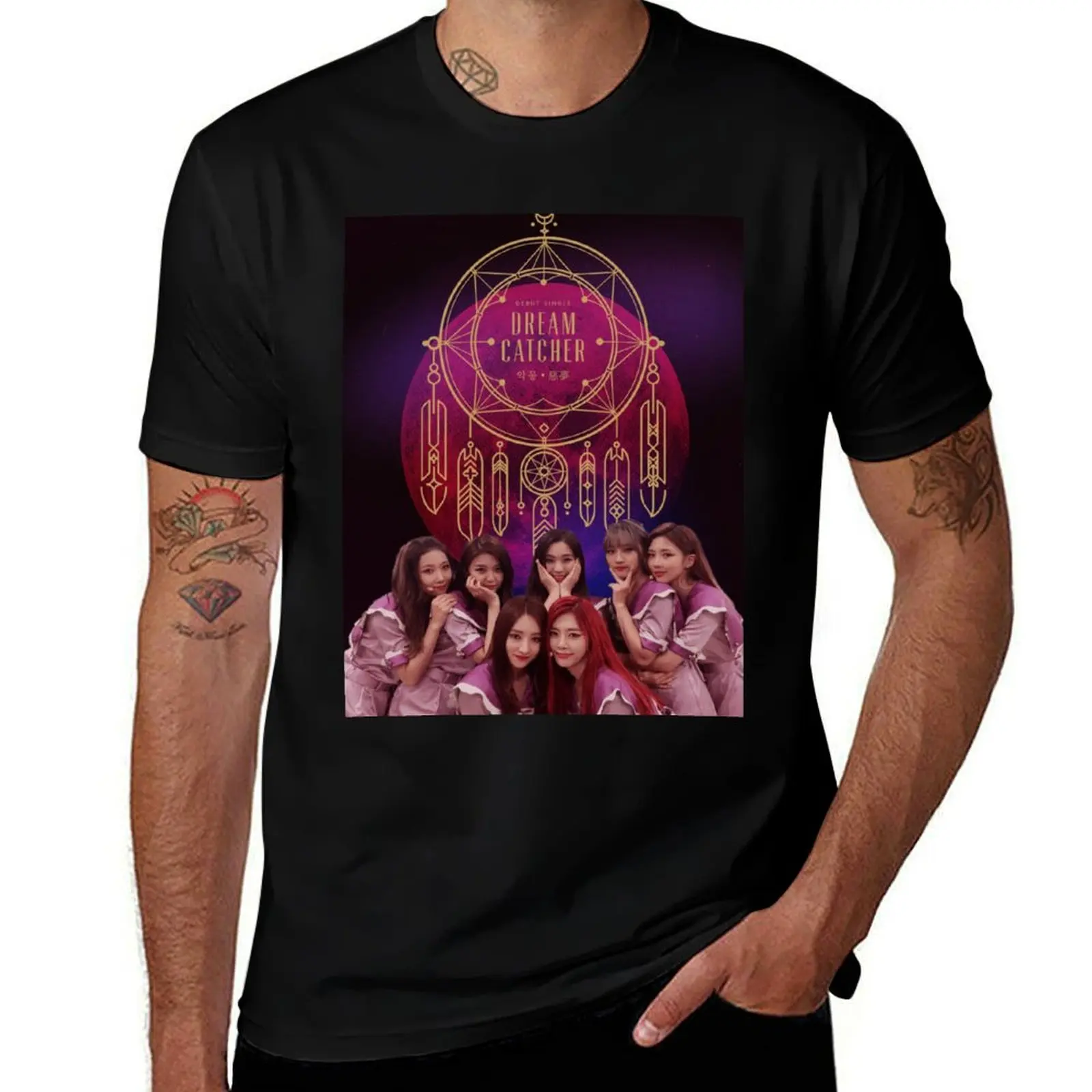 

Dreamcatcher kpop girl group T-Shirt man t shirts cotton t shirt man luxury man graphic t shirt T-Shirt
