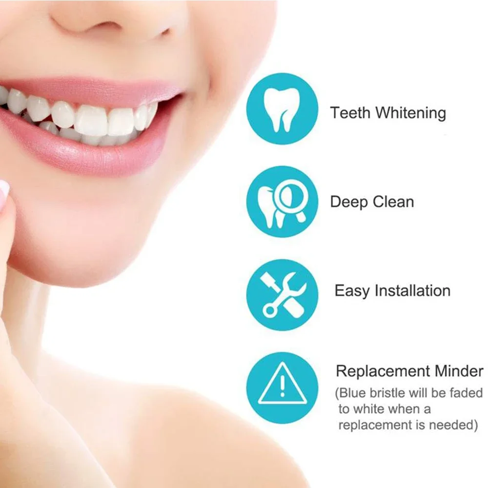 رؤوس فرشاة أسنان بديلة عن الفم من براون ، فرشاة نظيفة بدقة ، 20 *