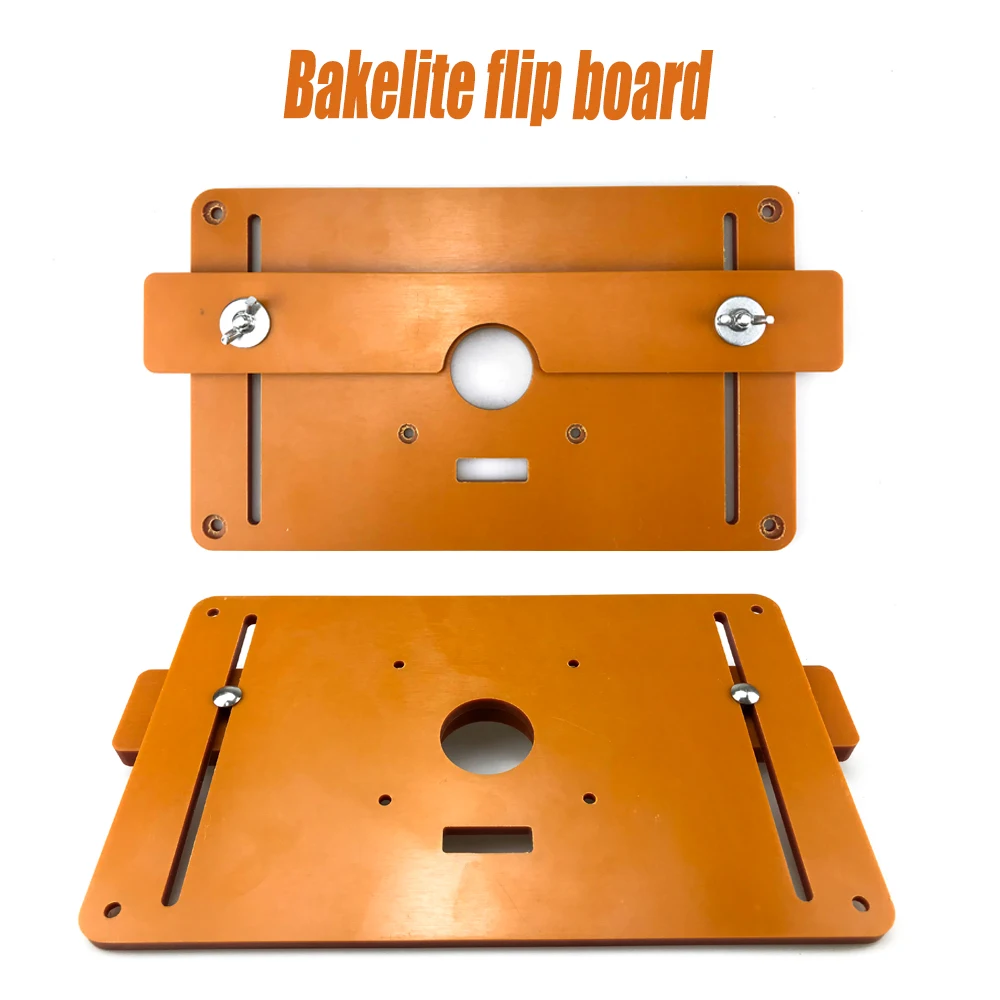 

Wood Milling Slotting Chamfering Trimming Machine Balance Board Router Table Insert Plate Guide Tools for Woodworking Work Bench
