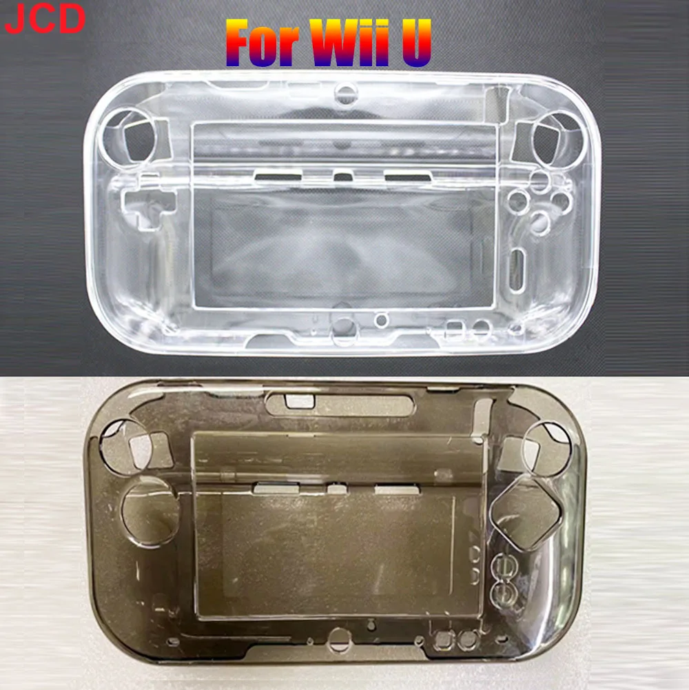 

JCD 1pcs For Wii U Gamepad Protective Clear Crystal Soft Case Cover Skin Shell Compatible For WIIU PC Case Game Accessories