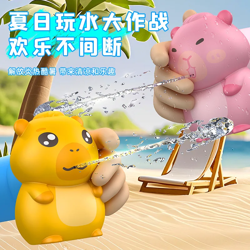 Pistolet à eau d'été en plein air, Mini pistolet à pulvérisation d'eau, piscine de plage, bataille d'eau, jouets amusants pour enfants, garçons et filles, dessin animé 8.5cm