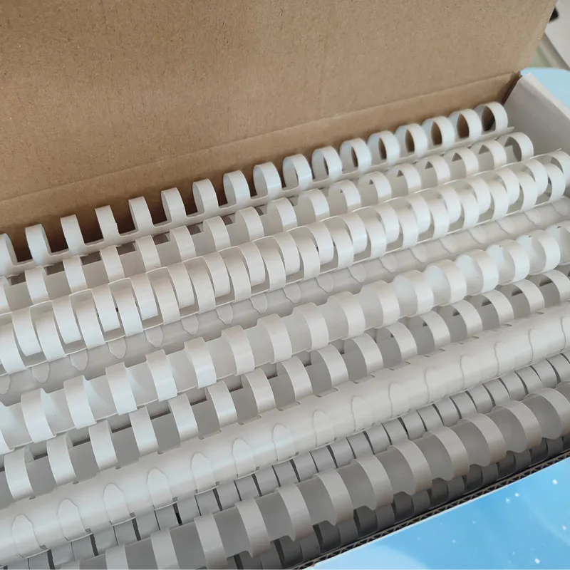 100PCS 21 Hole Binding Ring 6-16mm Album Aprons Rubber Binder Loose-Leaf Spiral Coil Notebook Scrapbook Machine Office Supply