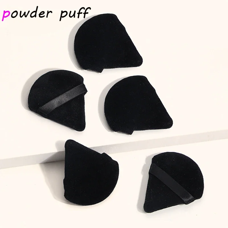 1-12 Pcs Triangle Powder Puff For Loose Powder Liquid Cosmetic Soft Plush Powder Puff Makeup Foundation Puff Makeup Tool