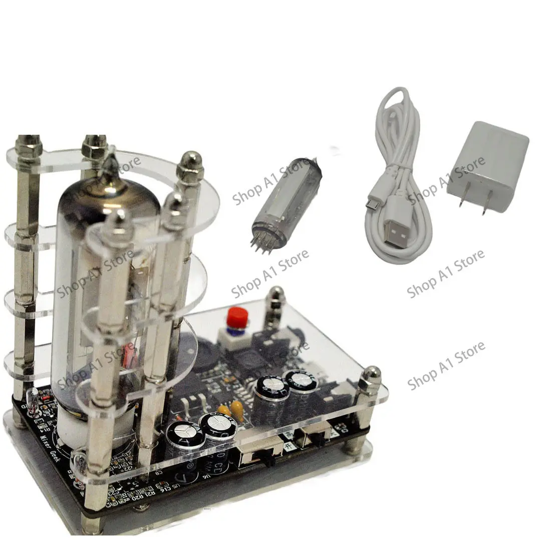 USB Low Voltage 6E2 Tube Cat's Eye Tube Driver Board Audio Vu Meter Level Indicator Board Retro Nostalgic Ornaments