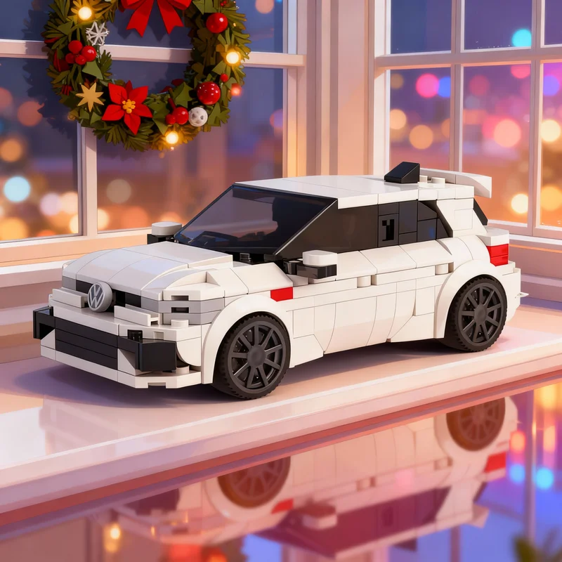 

338 деталей MOC Golf GTI Clubsport Mk8 City Champions: Конструктор, креативный подарок, DIY-декор для взрослых и детей, премиум-класс, для рабочего стола