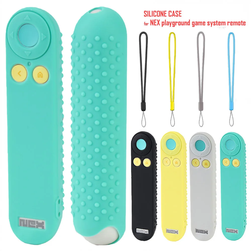 Silicone Remote Case Cover for Nex Playground Game System Remote with Lanyard