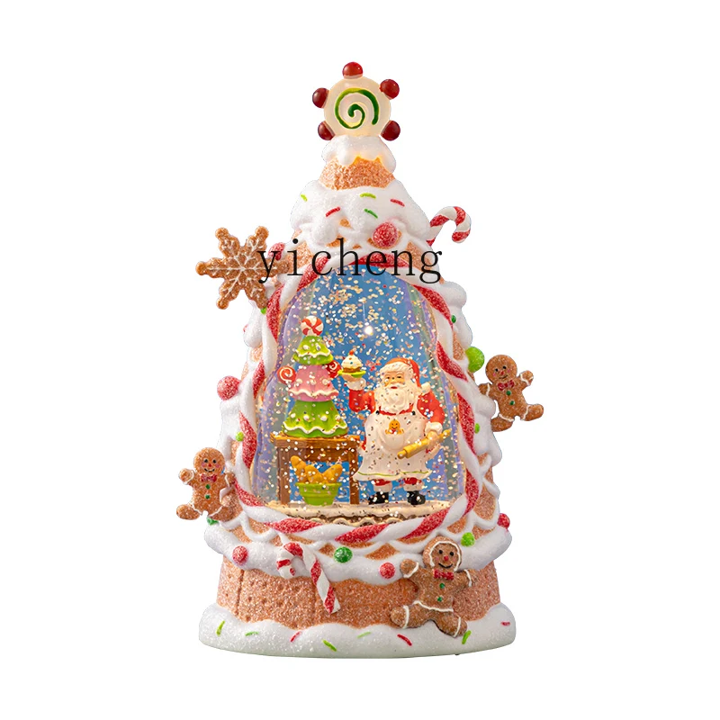 FY Christmas Ornaments Candy Gingerbread Man Tree Train Toy Ornament