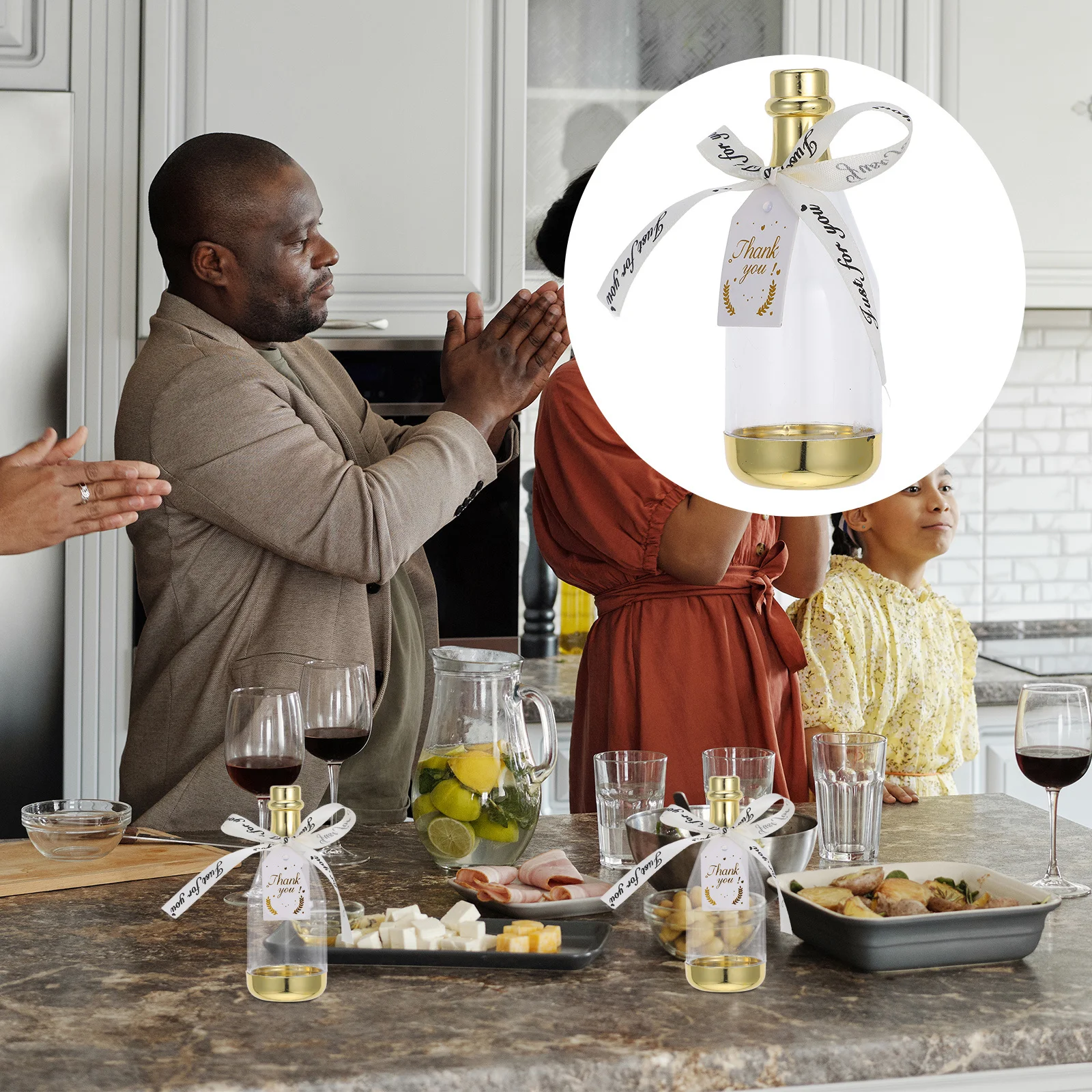 

12 Pcs Candy Bottle Party Favor Bridal Shower Bottles Containers Birthday Boxes Acrylic Treat