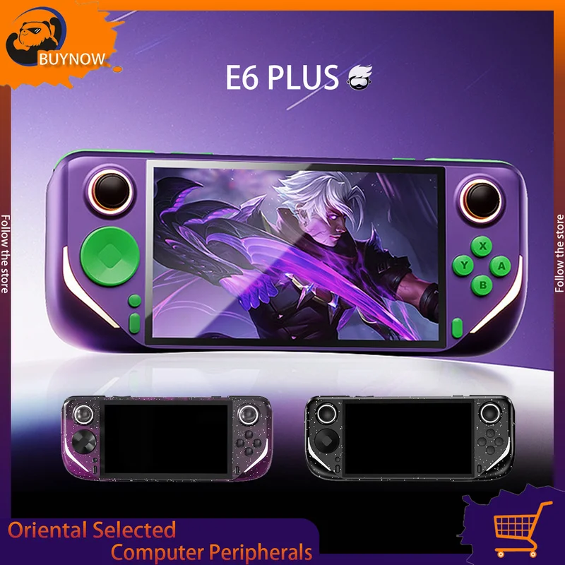 

Портативная игровая консоль E6 Plus Rk3566 с двойной системой 5,0 дюймов и сенсорным большим экраном высокой четкости, поддержка Wi-Fi