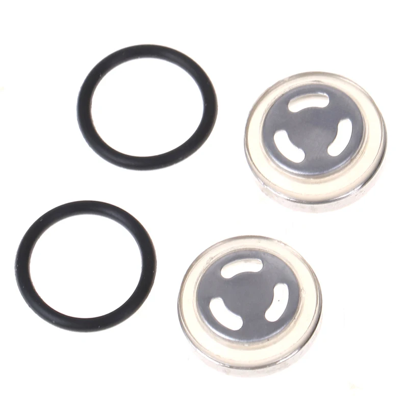 2 Pcs 18mm Brake Master Cylinder Reservoir Sight Glass Motorcycle Dirt Gasket Clutch brake upper pump rear brake pump oil mirror