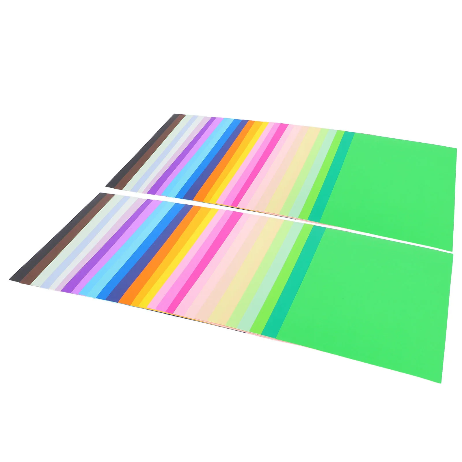 60 قطعة من ورق الحرف اليدوية الملون متعدد الاستخدامات للمدارس والمنازل والاستوديوهات وتغذية الاهتمام ومشاريع الحرف اليدوية الفنية