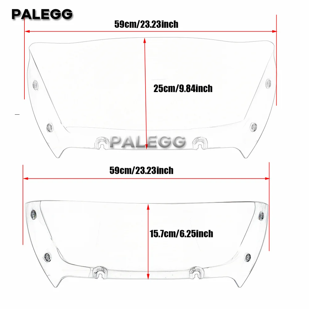 Motorcycle Windshield Wind Screen Wind Deflector Polycarbonate For Harley CVO Road Glide FLTRXSE ST FLTRXSTSE FLTRX 2023 2024