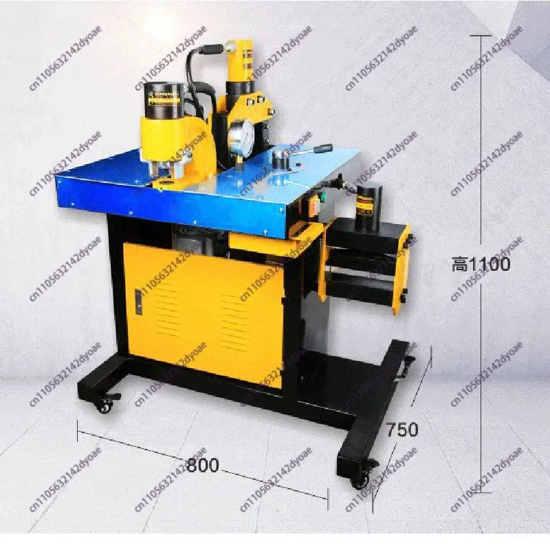 Three-In-One Copper Bar Processing Machine 220V Combined Busbar Hydraulic Busbar Processing Tools Bronze Plate Bending Machine