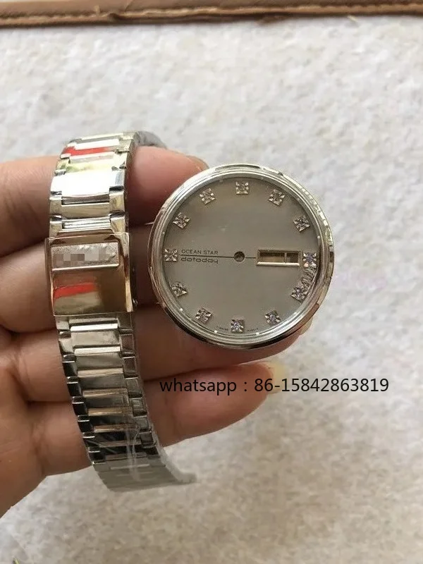 Watch Accessory for 2836.2846.2878 Movement Case General Case Silver Version Diamond Dial