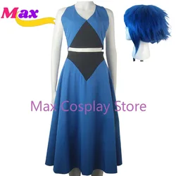 Max Anime Coslpay Costume Lapis Lazuli Blue Dress Daily Wear Halloween Costume For Women Girls Anime Clothes YZ