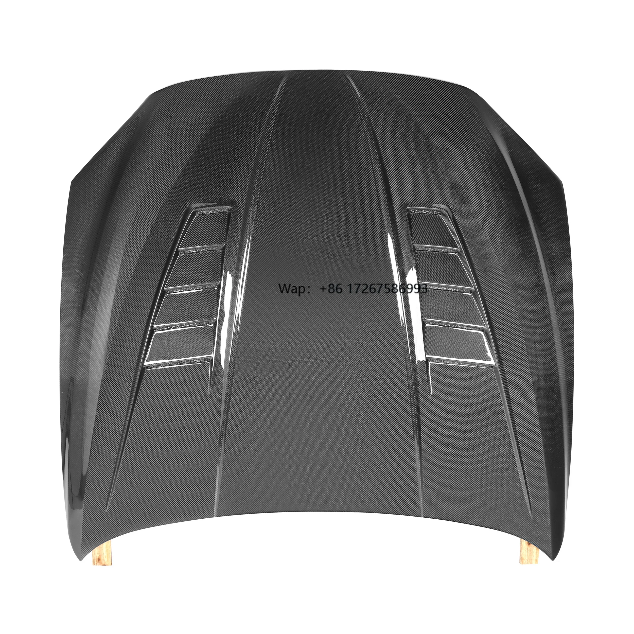 

For 2012-2017 F06 F12 F13 M6 Wet Carbon Fiber Engine Hood Replacement Installation Black Double-sided Carbon Fiber