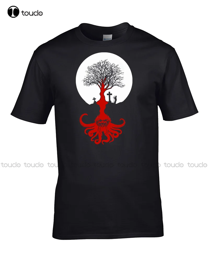 

New Cthulhu Is Everywhere- H P Lovecraft Inspired Demonic Men'S T-Shirt Cotton T Shirt Tee Gym Shirts For Men Fashion Funny New