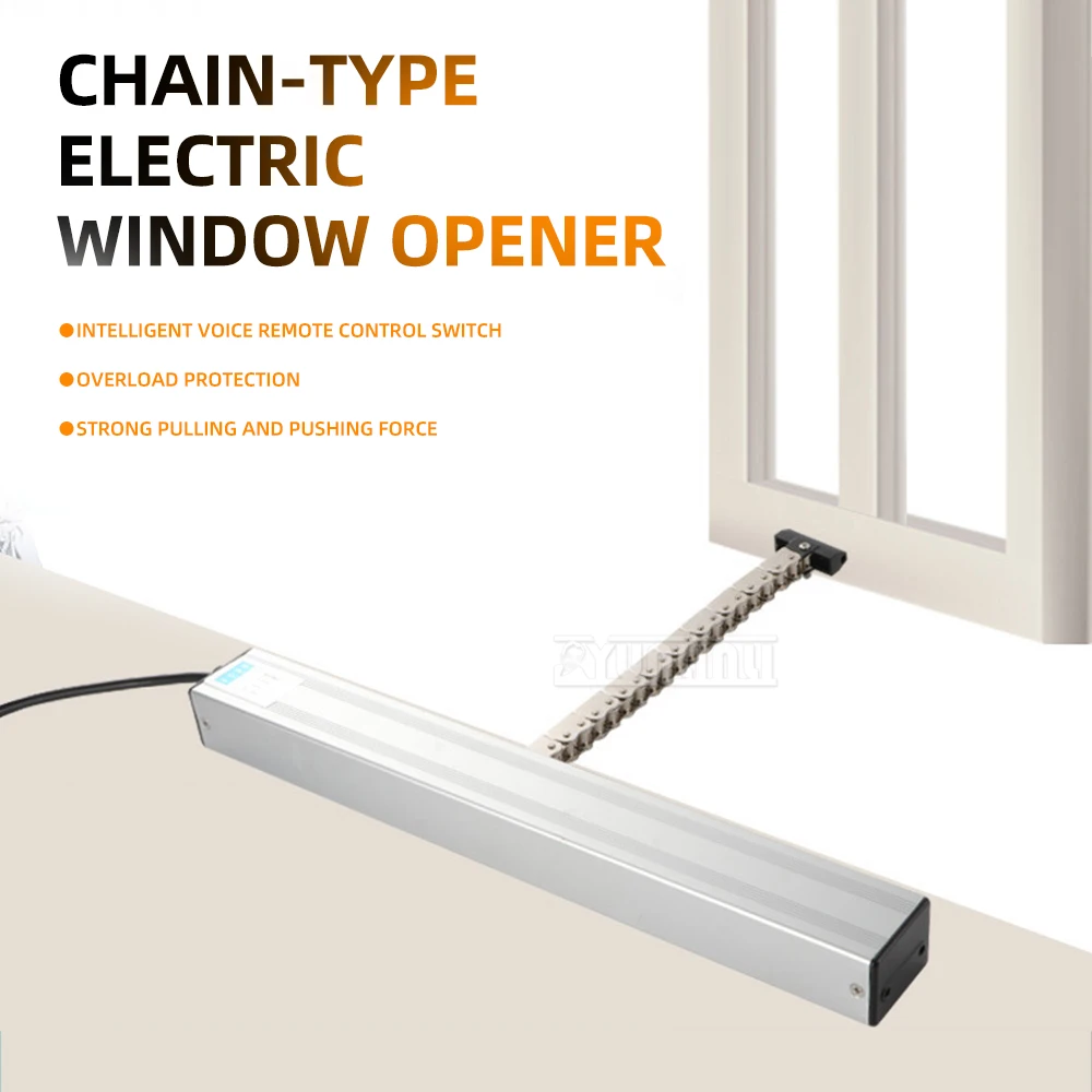 Chain Actuator Window Opener, Smart Electric Window Opener, Automatic Remote Control Smoke Exhaust Push-Pull Window Opener