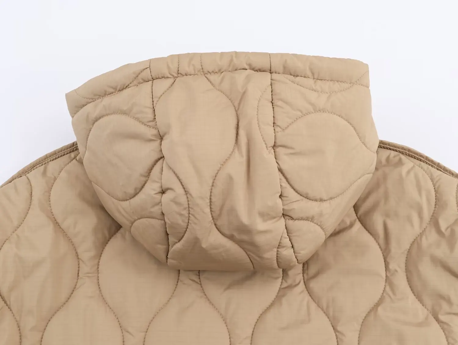 معطف شتوي بقلنسوة للنساء سترة مبطنة بسحاب حشوة معطف شتوي سترة طويلة ملابس خارجية سترات دافئة جديدة ملابس خارجية