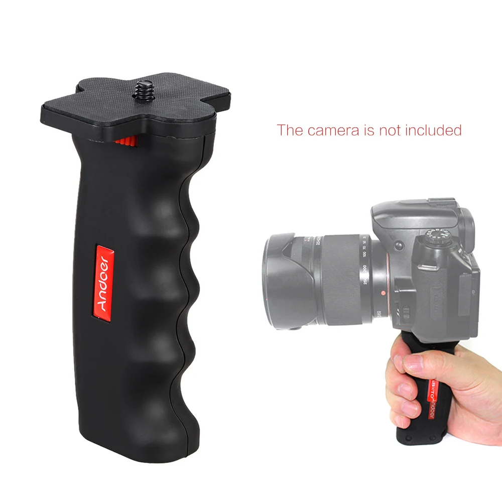 Andoer Cross-shaped Mini Universal Handheld Grip Handheld Stabilizer Holder with 1/4